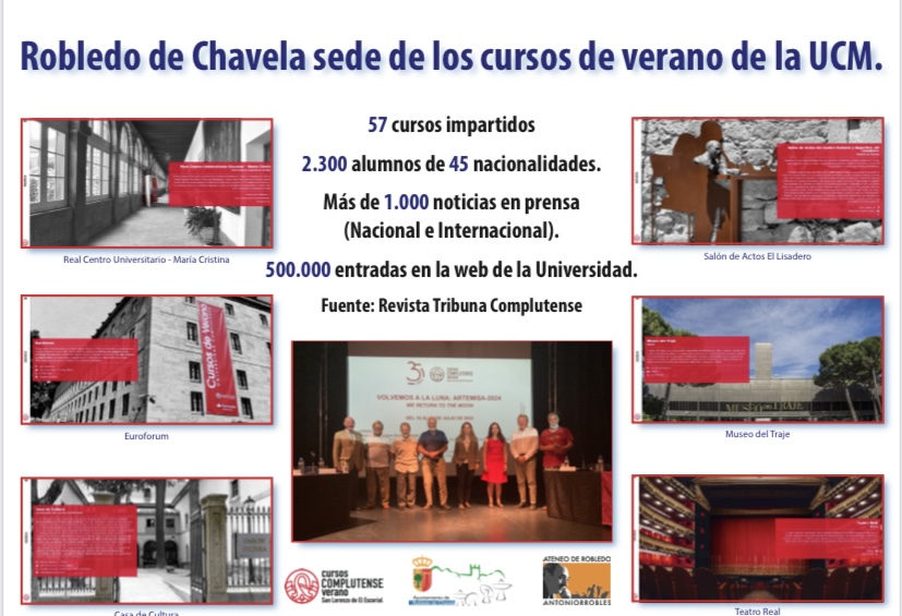 Robledo de Chavela sede de los cursos de verano de la Universidad Complutense de Madrid&nbsp;2024