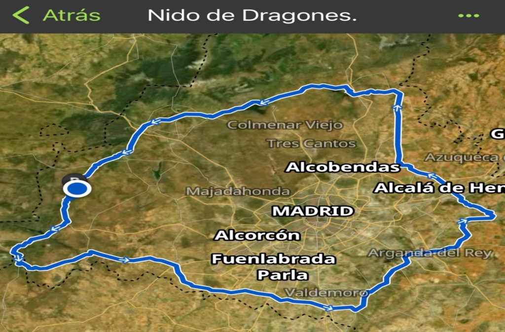 Cultura y deporte. Dragones Cycling hacen la «RUTA NIDO DE LOS DRAGONES»: Robledo de Chavela, Villa del Prado y Villalvilla&nbsp;(Madrid)