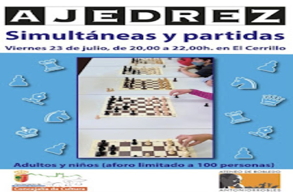 Simultáneas y partidas de ajedrez en El&nbsp;Cerrillo