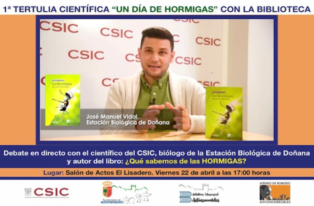 I Tertulia Científica en la Biblioteca Antoniorrobles de Robledo de&nbsp;Chavela