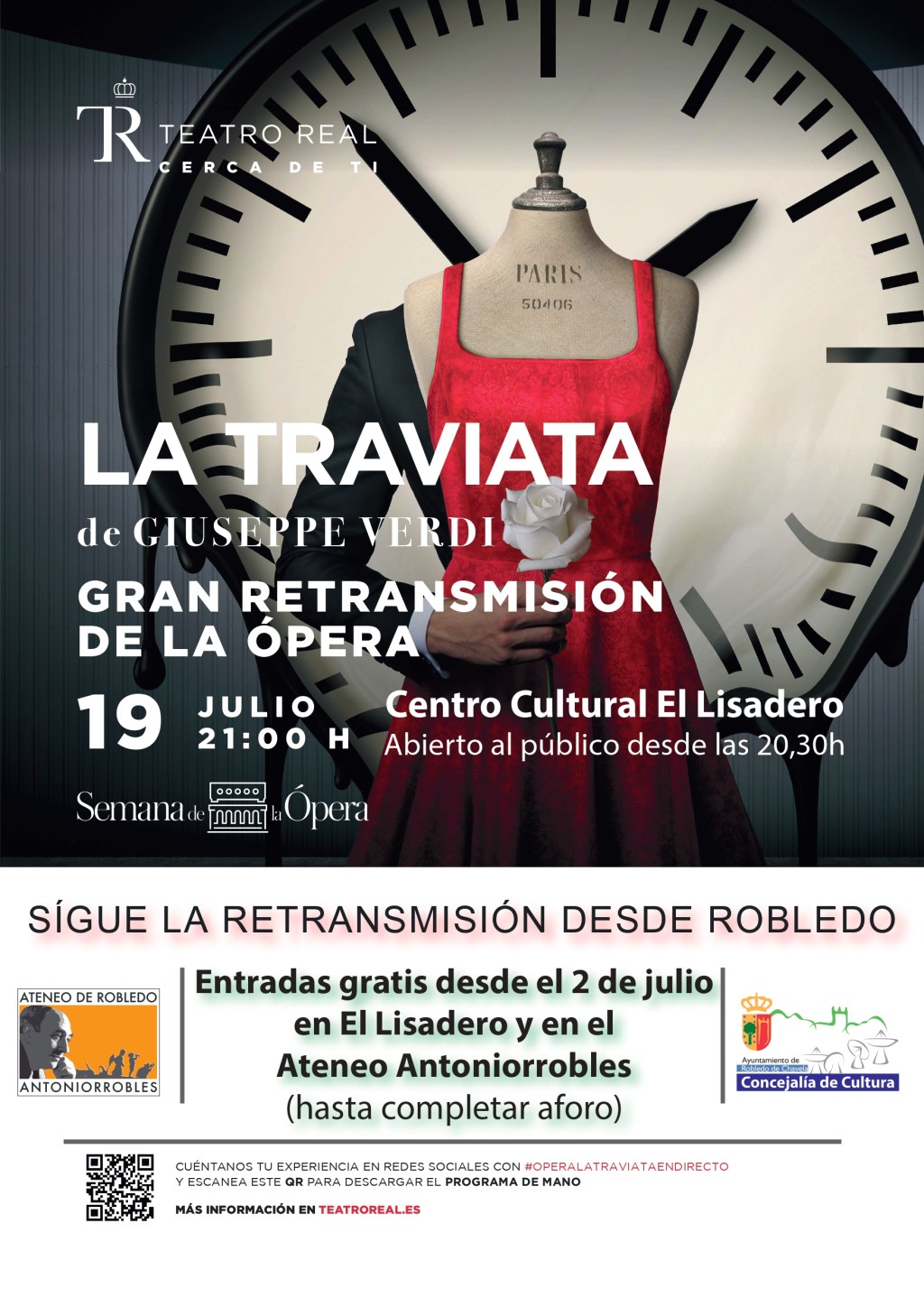 Opera de Puertas Abiertas desde el Teatro Real en Robledo de&nbsp;Chavela